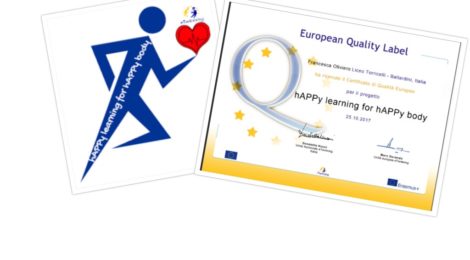 Certificato di Qualità Europeo per "hAPPy learning for Happy BODY"